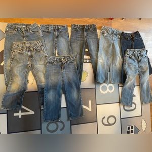5T Boy Jeans - All 8 pairs included - various brands